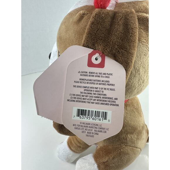 Hallmark Singing Puppy Dog I Like Big Hugs 2 Baby Got Back Plush 12" Musical NEW - Picture 5 of 11